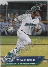 2012 Vermont Lake Monsters Wilfredo Solanco