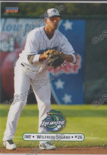 2013 Vermont Lake Monsters Wilfredo Solano