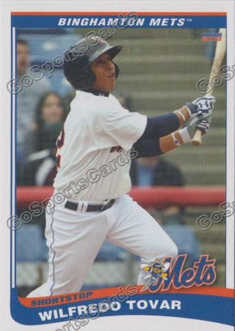 2013 Binghamton Mets Wilfredo Tovar