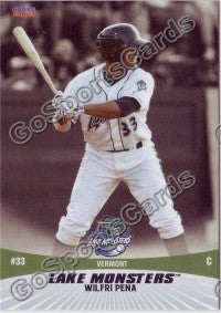2010 Vermont Lake Monsters Wilfri Pena