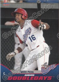 2011 Auburn DoubleDays Wilfri Pena