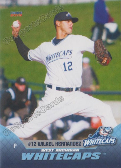 2019 West Michigan Whitecaps Wilkel Hernandez