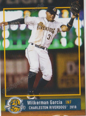 2018 Charleston RiverDogs Wilkerman Garcia