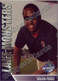 2009 Vermont Lake Monsters Wilkin Perez
