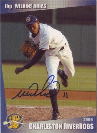 Wilkins Arias 2006 Charleston Riverdogs (Autograph)