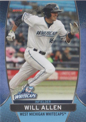 2016 West Michigan Whitecaps Will Allen