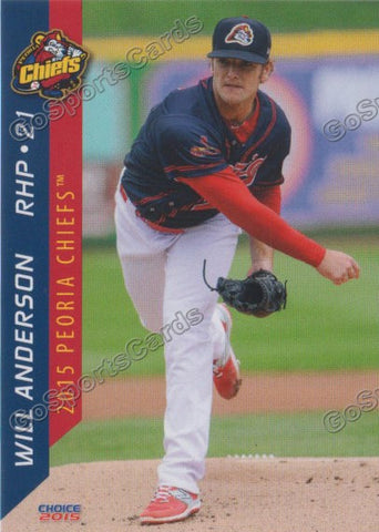 2015 Peoria Chiefs Will Anderson