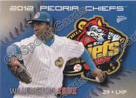 2012 Peoria Chiefs Willengton Cruz