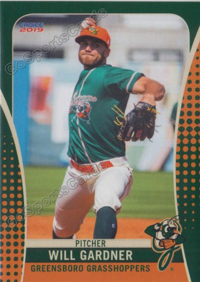 2019 Greensboro Grasshoppers Will Gardner