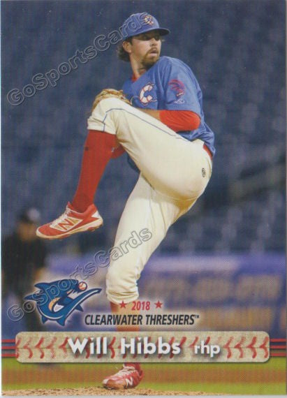2018 Clearwater Threshers Will Hibbs