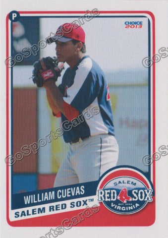 2013 Salem Red Sox William Cuevas