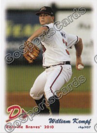 2010 Danville Braves Willie William Kempf