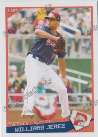 2017 Portland Sea Dogs Williams Jerez