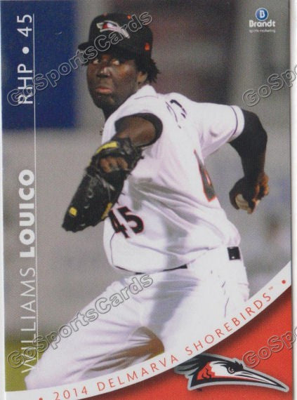 2014 Delmarva Shorebirds Williams Louico