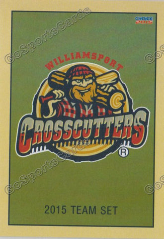 2015 Williamsport Crosscutters Checklist