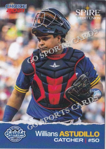 2021 St Paul Saints SGA Willians Astudillo