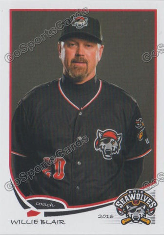 2016 Erie SeaWolves Willie Blair