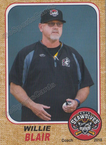 2018 Erie SeaWolves Willie Blair