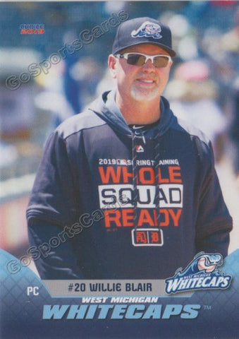 2019 West Michigan Whitecaps Willie Blair