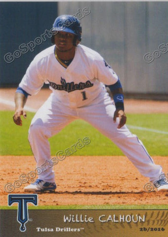 2016 Tulsa Drillers Willie Calhoun