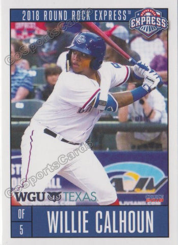 2018 Round Rock Express Willie Calhoun