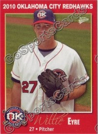 2010 Oklahoma City RedHawks Willie Eyre