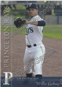 2012 Princeton Rays Willie Gabay