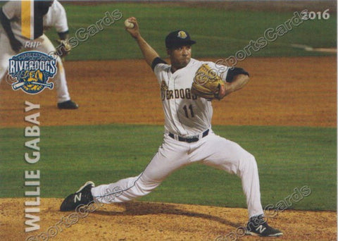 2016 Charleston RiverDogs Willie Gabay