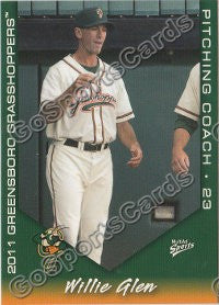 2011 Greensboro Grasshoppers Willie Glen
