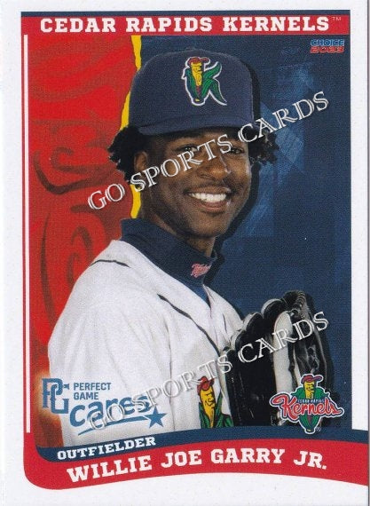 2023 Cedar Rapids Kernels Willie Joe Garry Jr