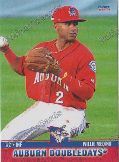 2014 Auburn Doubledays Willie Medina