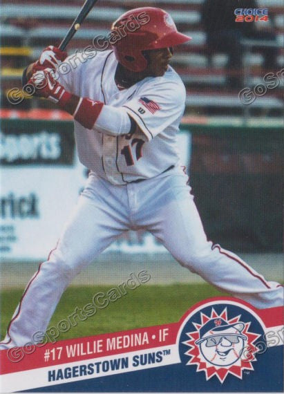 2014 Hagerstown Suns Willie Medina