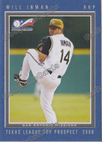 2008 Texas League Top Prospects Will Inman