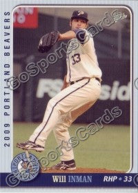 2009 Portland Beavers Will Inman