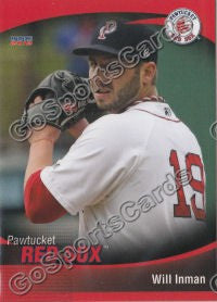 2012 Pawtucket Red Sox Will Inman