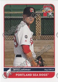 2012 Portland Sea Dogs Will Latimer