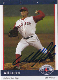 Will Latimer 2011 Salem Red Sox (Autograph)