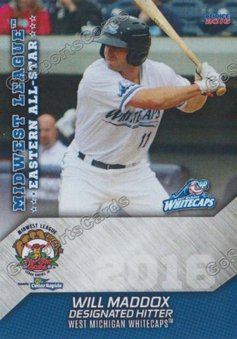 2016 Midwest League All Star B Will Maddox