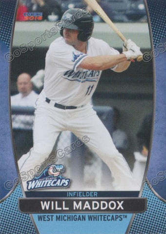 2016 West Michigan Whitecaps Will Maddox
