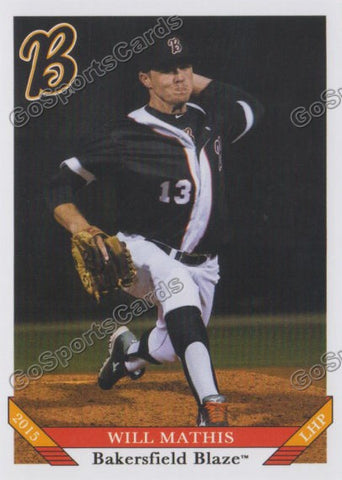 2015 Bakersfield Blaze Will Mathis