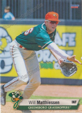 2021 Greensboro Grasshoppers Will Matthiessen