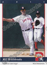 2011 Portland Sea Dogs Will Middlebrooks