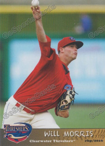 2016 Clearwater Threshers Will Morris
