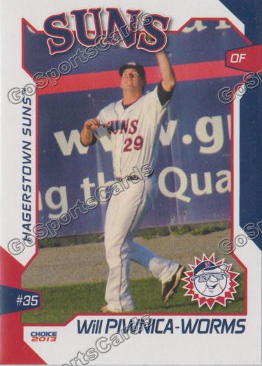 2013 Hagerstown Suns Will Piwnica Worms