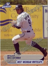 2006 West Michigan WhiteCaps Will Rhymes