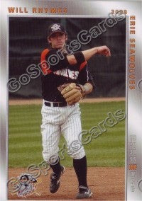 2008 Erie SeaWolves Will Rhymes