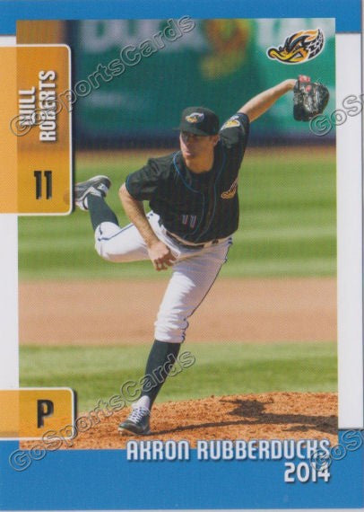 2014 Akron RubberDucks Will Roberts