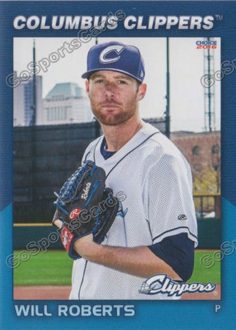 2016 Columbus Clippers Will Roberts