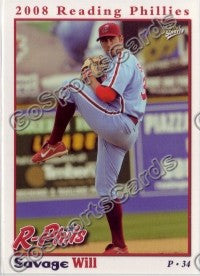 2008 Reading Phillies Will Savage