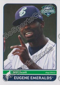 2012 Eugene Emeralds Will Scott